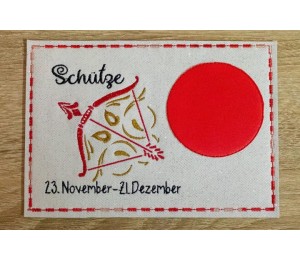 Stickserie - ITH Mug Rugs Zodiac Sternzeichenmotive Vollstick